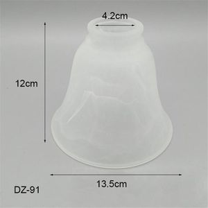 Bell Vorm Vervanging Schaduw, Hanglamp Vervanging Cover,Clear Transparant Wit Cognac Glazen Lampenkap Voor Accessoire