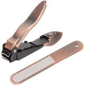 Nagelknipper Set Imitatie Gouden Cicade Nail Beauty Tools Voor Reizen Voor Thuis