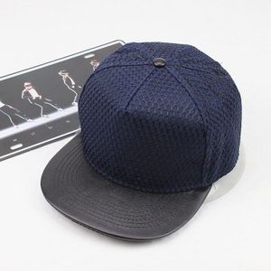 Effen Kleur Baseball Caps Trendy Menand Vrouwen Cap Platte Rand Hip Hop Hoeden Koreaanse Stijl Lederen Dakrand Streetwear K pop Netto Hoed