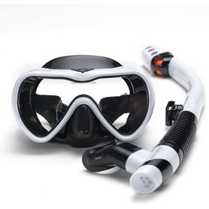 Professionele Duiken Masker En Snorkels Anti-Fog Bril Bril Duiken Zwemmen Adem Buis Set Duikbril Droge snorke