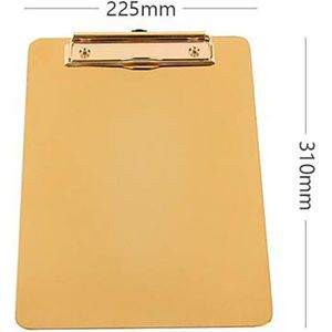 1Pc Metalen Bestand Board Clip Schrijfblok Multifunctionele Menu Map Matten Kantoor Bestanden Klembord Clips, schrijfbord Ondersteuning Houder