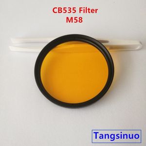 M58 535nm Ir Infrarood Lange Pass Filter Gouden Optische Glas CB535 GG530 Voor Camera Fotografie