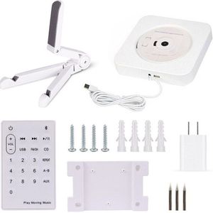 Cd Speler Wandmontage Bluetooth Fm Radio Usb MP3 Met Afstandsbediening Ingebouwde Hifi Luidspreker