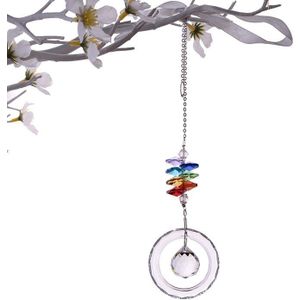 Diy Multicolor Kristallen Kralen Clear Kroonluchter Kristallen Hangers Opknoping Ornament Suncatcher Prisma Tuin Decor Accessoires