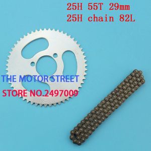 Gratis winkelen 29mm 54 tand 82 Achter tandwiel ketting links fit Pocket Mini Moto Cross Bike ATV Quad Go kart