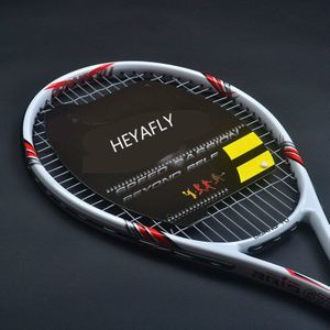 Amateur hoogwaardige tennisracket met carbon netto racket 1 racket zakken en 2 schokdempers mannen en vrouwen racket