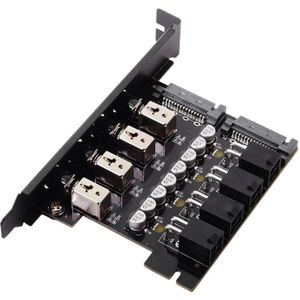4 Poorten Hdd Power Schakelaar Harde Schijf Switcher 15-Pin Sata Selector Voor Pc Desktop