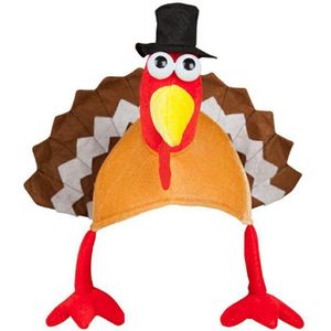 Cartoon Hoofddeksels Thanksgiving Decoratie Hoed Festival Accessoires Turkije Kostuum Hoofdband Funny Party Decoratie