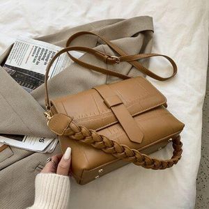 Vintage Stone Lederen Shoudler Crossbody Tassen Voor Vrouwen Zadel Handtassen Dames Messenger Bags Toevallige Bakken Vrouwelijke Portemonnee