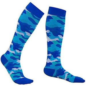 Winter Mode Camouflage Sport Sokken Polyester Nylon Compressie Sokken Voor Basketbal Voetbal Hardlopen Fietsen