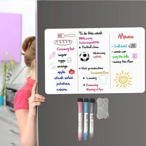 Dry Erase Boards Voor Koelkast-Koelkast Whiteboard Message Board. Smart Maandelijkse Planner Grafiek Voor Kids Klusjes