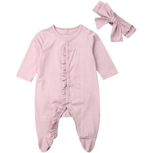 Infant Kids Baby Jongen Meisje Footies Pyjama Nachtkleding Kleding Casual Lange Mouw Herfst Winter Baby Kleding