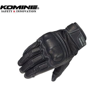 Komine Anti-Val Beschermen 3D Mesh Handschoenen Motorfiets Optimun Zomer Rijhandschoenen Moto Breathbale Motocross Handschoenen Lederen M-XL