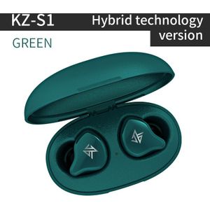 Kz S1 S1D Tws Echte Draadloze Bluetooth 5.0 Koptelefoon Dynamische/Hybrid Oordopjes Touch Control Noise Cancelling Sport Headset Z1 s2