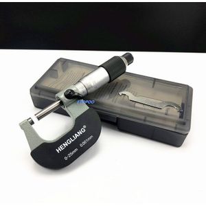 Micron Buiten micrometer 0-25mm * 0.001mm kalibratie micrometer remklauw diktemeter 0.001mm meetinstrumenten