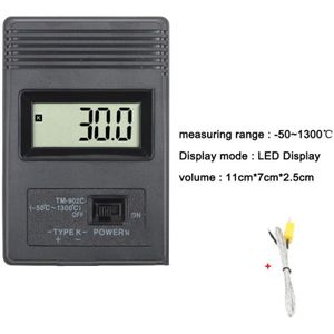 Led Digitale Temperatuur Meter TM902C Huishoudelijke Temperatuurregelaar Fit Voor-50 Tot 1300 ℃
