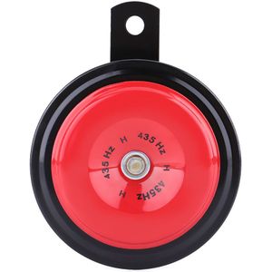 12V 110dB 435HZ Motorfiets Auto Luid Elektrische Slak Hoorn Luidspreker Waterdicht zuiver koper terminal Met montagebeugel Rood