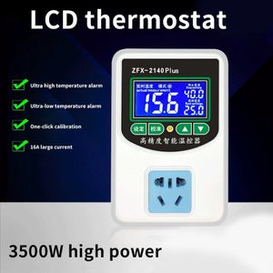 2140A 2200W Digitale Microcomputer Ligent Thermostaat Temperatuurregelaar Switch (Us Plug)