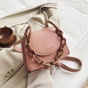 Eenvoudige Schoonheid-Candy Vrouwen Handtassen Kettingen Cross Body Mini Bag Bijpassende Alle Schoudertassen Populaire Messenger Bag