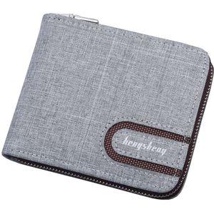 Mannen Kleine Portemonnee Grote Capaciteit Bifold Purse Id Credit Card Holder Purse Organizer Met Rits