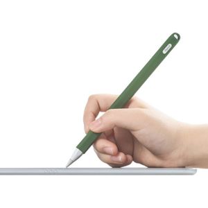 Tablet Touch Stylus Pen Beschermende Cover Case Pouch Zachte Siliconen Tips Cap Mouw Anti-Slip voor Apple Potlood 2