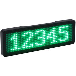 Bluetooth Programmeerbare Mini Led Display Rood Blauw Groen Wit Geel Oranje Roze Mini Led Bericht Teken Led Naam badge