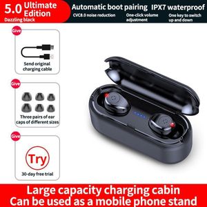Olaf F9 Draadloze Hoofdtelefoon Bluetooth 5.0 Oortelefoon Tws 9D Hifi Stereo Sport Waterdichte Draadloze Oortelefoon Headset Met Microfoon