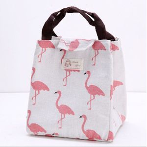 Thermische Isolatie Babymelk Fles Warm Houden Zak Flamingo Vrouw Draagbare Thermo Tas Baby Voedsel Moedermelk Warmer Strand Tote