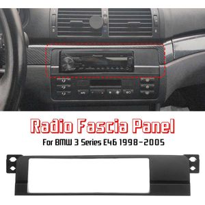 1 Din Autoradio Fascia Stereo Panel Dash Mount Trim Surround Frame Plaat Voor Bmw 3 Serie E46 1998-2005