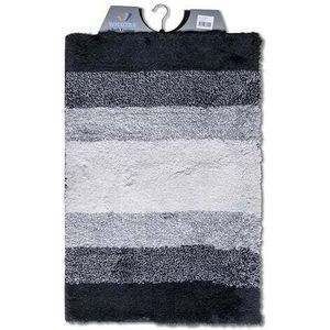 Badmat regenboog zwart grijs 60x90cm -  Badmat - Huishoudelijk