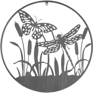 Decostar Countryfield Wandversiering ro Alayne L grijs
