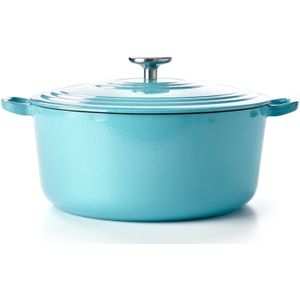 BK Bourgogne braadpan Ø 24 cm - blauw - gietijzer - inductie