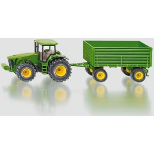 Siku 1953 John Deere met aanhanger 1:50 -  Landbouw & Boerderij  -  Siku