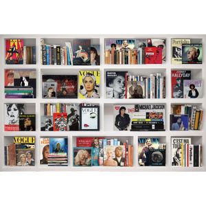 Glasschilderij Boekenkast