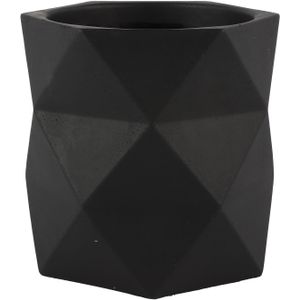 Decostar Countryfield Bloempot rondmbo L zwart