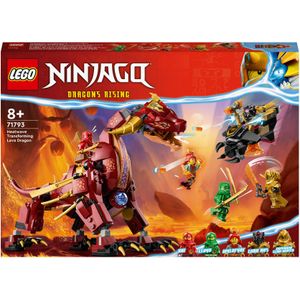 LEGO NINJAGO Heatwave Transformerende Lavadraak Draken Speelgoed - 71793