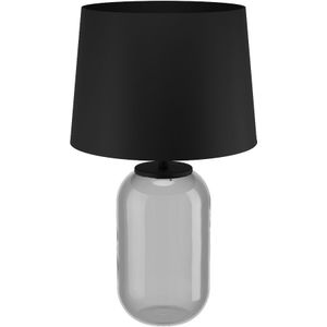Tafellamp Cuite  E27 black transp kap black