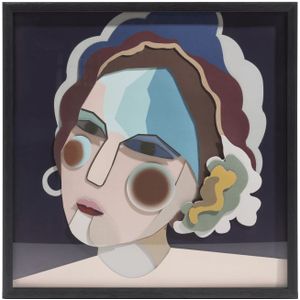 Schilderij Madame 60x60