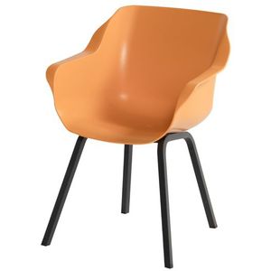 Hartman - Sophie Elements - Dining Tuinstoel - Zwart - Kunststof - Ergonomisch Ontwerp
