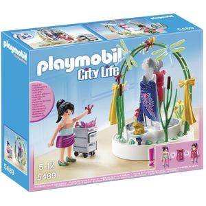 Playmobil® City Life 5489 styliste met verlichte etalage -  Playmobil Aanbiedingen  -  Playmobil City Life