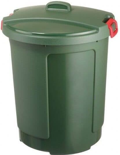 Prullenbak - Zwart - Kunststof - 30 Liter