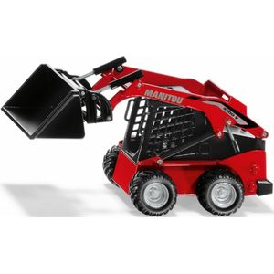 Siku Manitou 3300v Skid-lader 14,3 Cm Staal Rood/Zwart (3049)