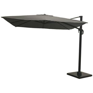 Nesling Coolfit zweefparasol 300x300cm, Antraciet