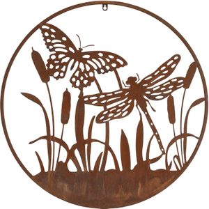 Decostar Countryfield Wandversiering ro Alayne L roest