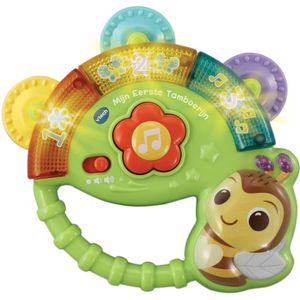 VTech - Dierenvriendjes Mijn Eerste Tamboerijn - Educatief Speelgoed - Cijfers en Muziek