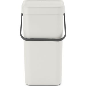 Brabantia Sort & Go Prullenbak - 12 liter - Light Grey