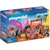 PLAYMOBIL  PLAYMOBIL: THE MOVIE Marla en Del met Gevleugeld Paard - 70074