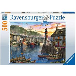 s Ochtends bij de Haven Puzzel (500 Stukjes)