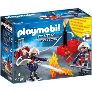 Playmobil® City Action 9468 brandweerteam met waterpomp -  Playmobil Aanbiedingen  -  Playmobil City Action