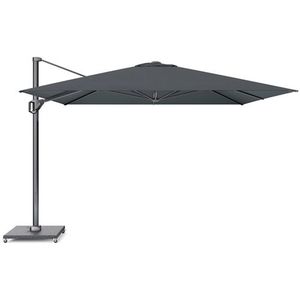 Platinum Challenger T1 Premium 350 x 350 cm Faded Black -  Zwevende Parasols  - Specialist in Tuinmeubelen